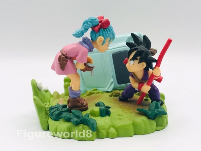 Bulma Goku Car Crash Banpresto