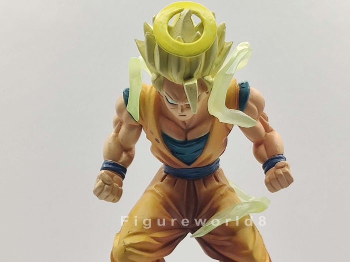 Super Saiyan Goku Hovering Over Sea Megahouse