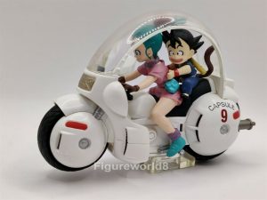 Bulma & Goku Riding Capsule No 9 Motorcycle Banpresto