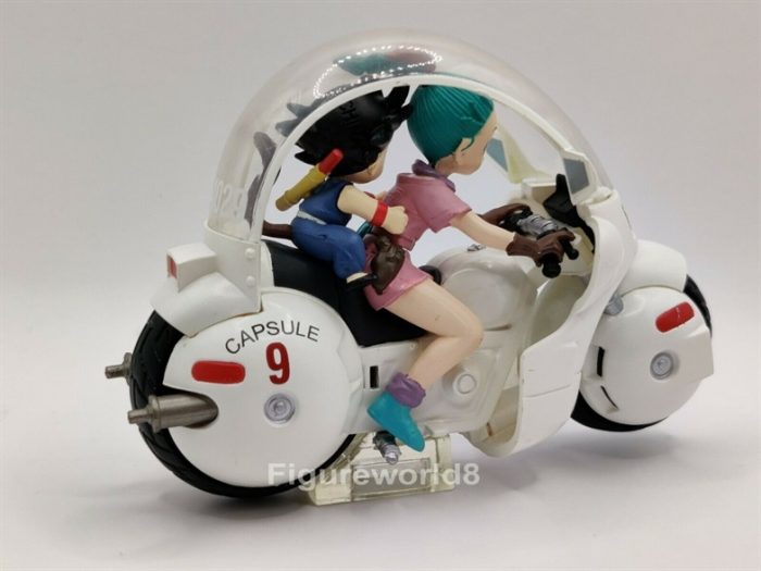 Bulma & Goku Riding Capsule No 9 Motorcycle Banpresto